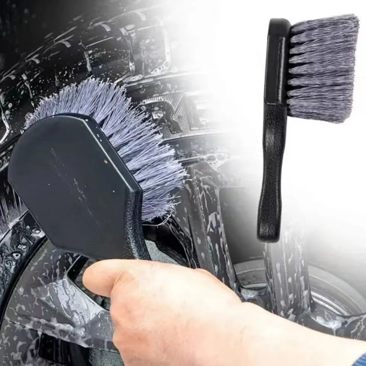 Car Detailing Brush - Car Wheel Cleaning Brush Detail Brush
