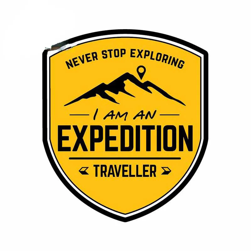 Car Accessories Jdm - 13cm Expedition Travel Car Sticker Never