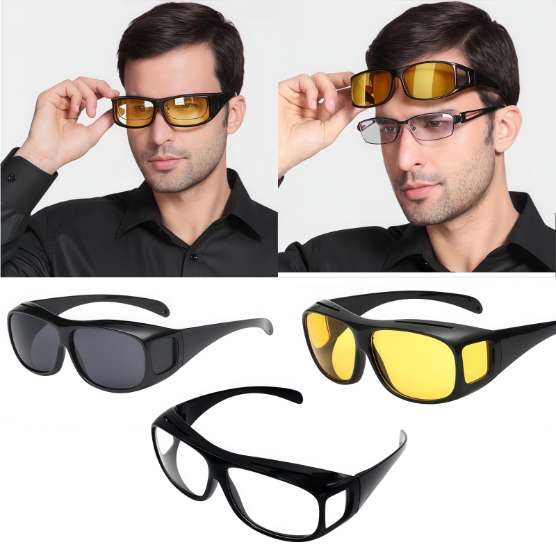Car Accessories For Night Driving - Anti-Glare Night Vision Driver Goggles Fashion