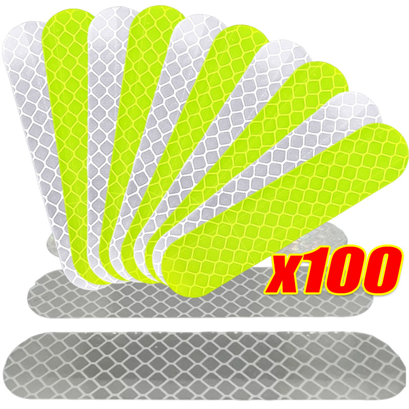 Car Accessories For Night Driving - Reflective Stickers Helmet Warning Motorcycle Car