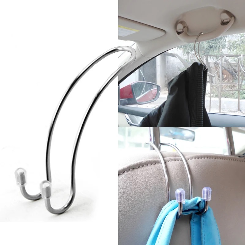 Car Accessories Shop - 2pc/set Metal Car Seat Hook Auto