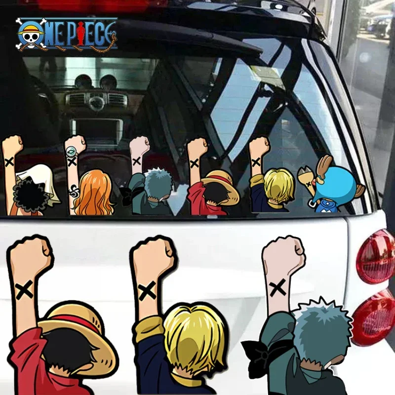 Anime One Piece Car Sticker Ca - огляд і ціна Car Accessories Japanese