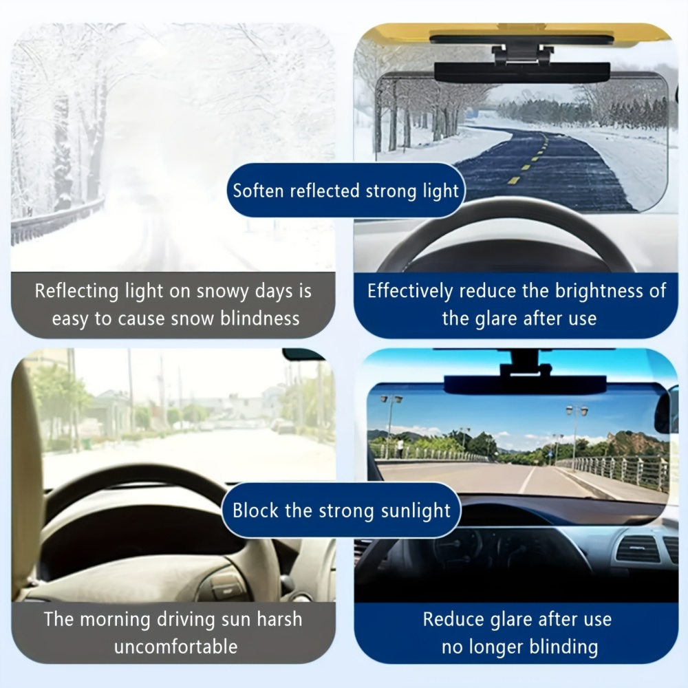 Car Sun Visor Goggle Driver's  - огляд і ціна Car Accessories For Night Driving