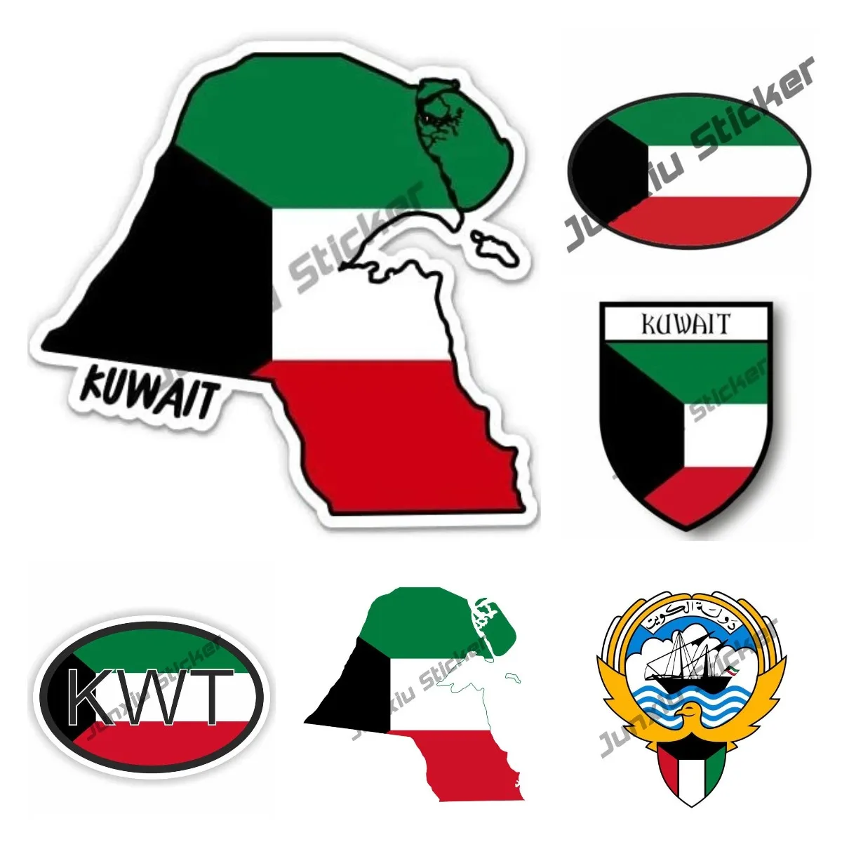 Kuwait Map with Flag Vinyl Sti - огляд і ціна Car Accessories Kuwait