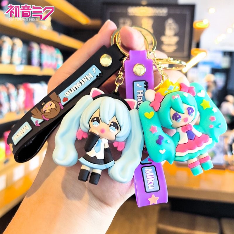 Hatsune Miku Keychain Cartoon  - огляд і ціна Car Accessories Japanese