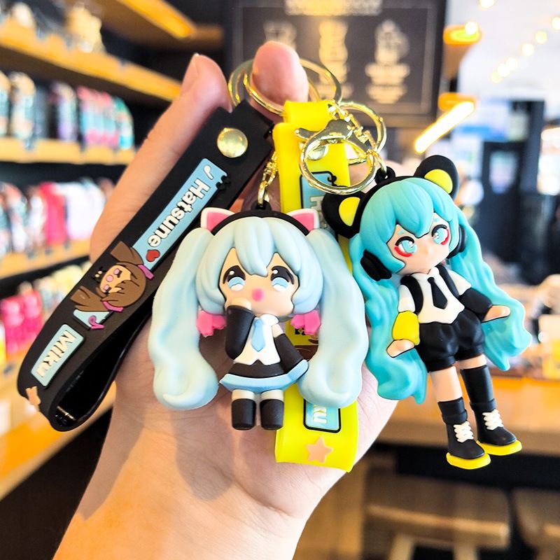 Hatsune Miku Keychain Cartoon  - огляд і ціна Car Accessories Japanese