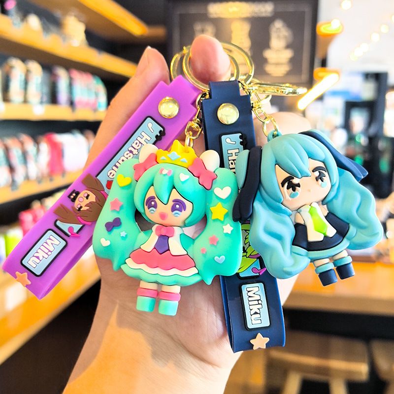 Hatsune Miku Keychain Cartoon  - огляд і ціна Car Accessories Japanese