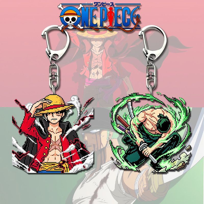 Cartoon One Piece Luffy Zoro A - огляд і ціна Car Accessories In Japan