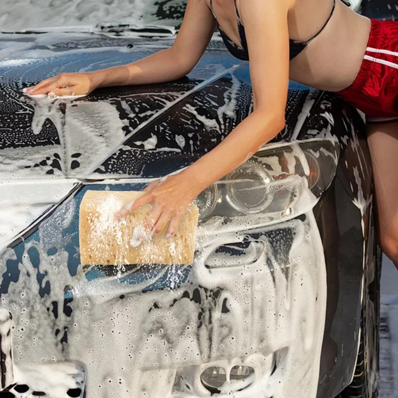 Car Washing Sponge Large Honey - огляд і ціна Car Detailing Brush