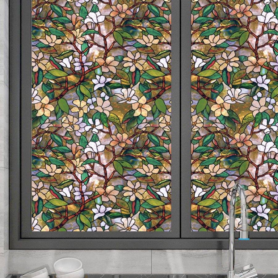 Flower Pattern Electrostatic W - огляд і ціна Tinted Window Film