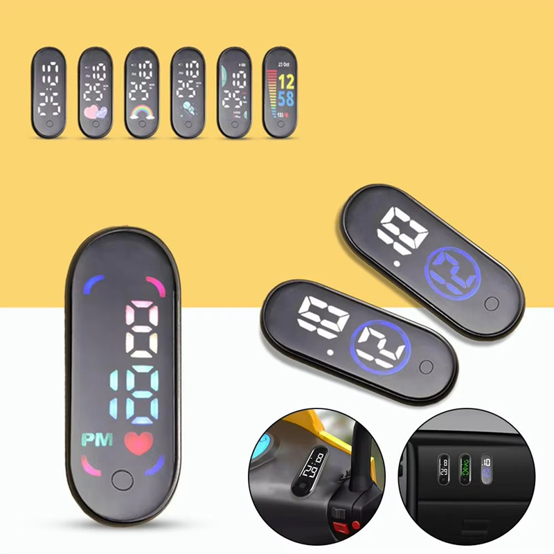 Luminous Motorcycle Car Clock  - огляд і ціна Car Accessories Workshop