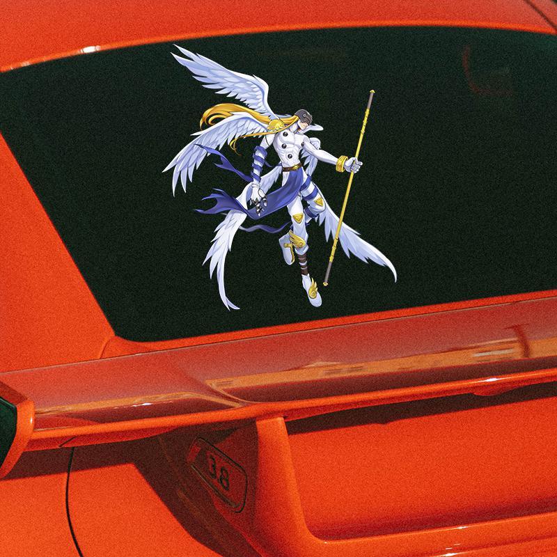 Digimon Car Sticker Cute Fashi - огляд і ціна Car Accessories In Japan
