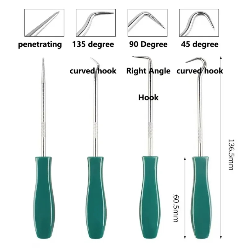 4Pcs 135mm Oil Seal Pick Hooks - огляд і ціна Car Accessories Workshop
