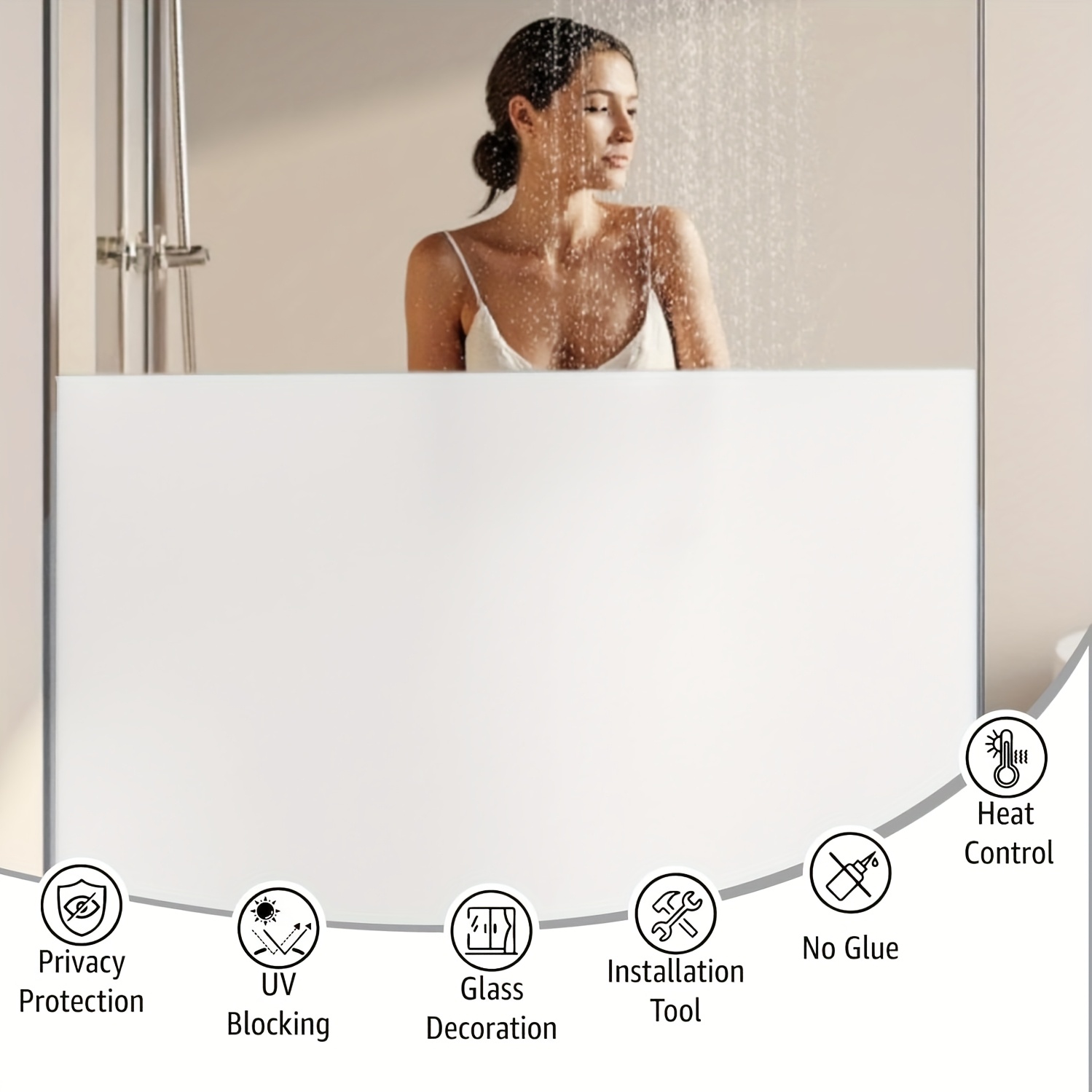White Frosted Privacy Window F - огляд і ціна Tinted Window Film