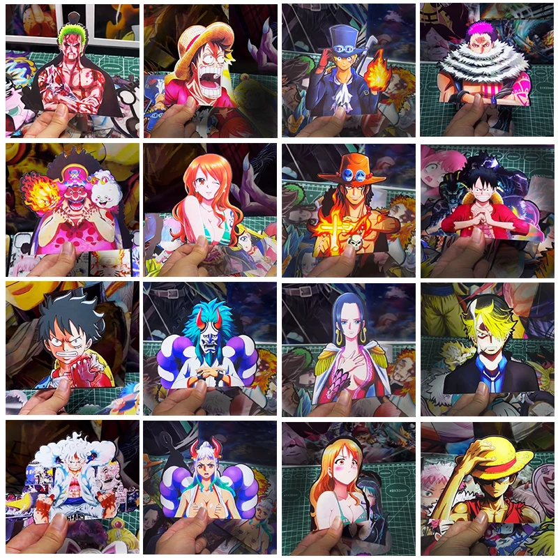 ONE PIECE 3D Lenticular Sticke - огляд і ціна Car Accessories Japanese