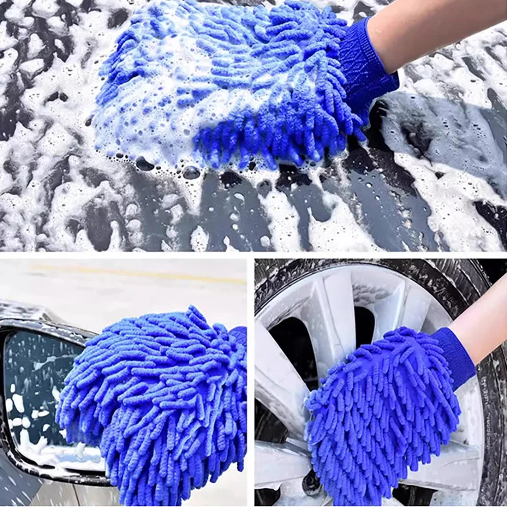 1/2Pc Microfiber Car Wash Glov - огляд і ціна Car Detailing Brush
