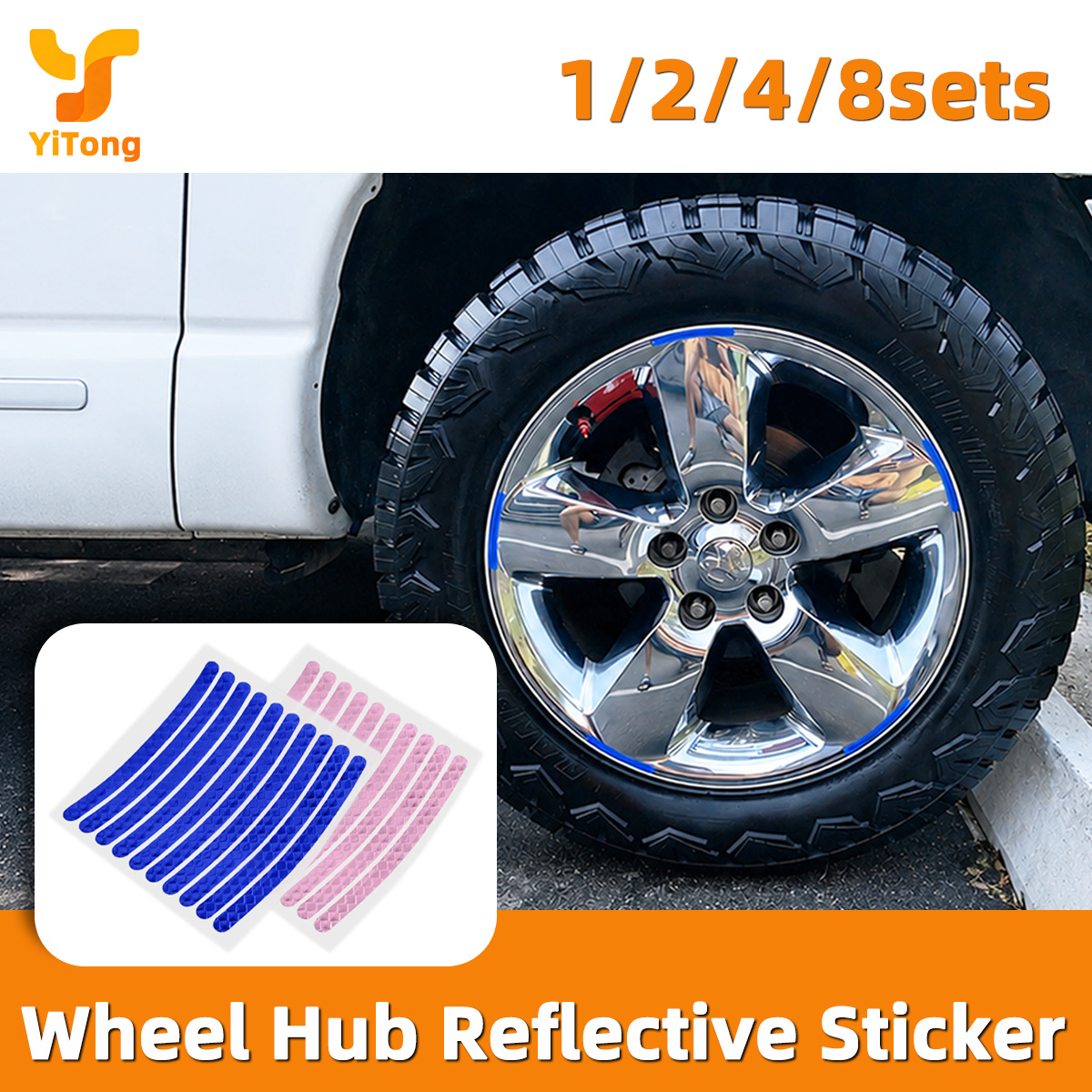 Yitong Car Wheel Hub Reflectiv - огляд і ціна Car Accessories For Night Driving