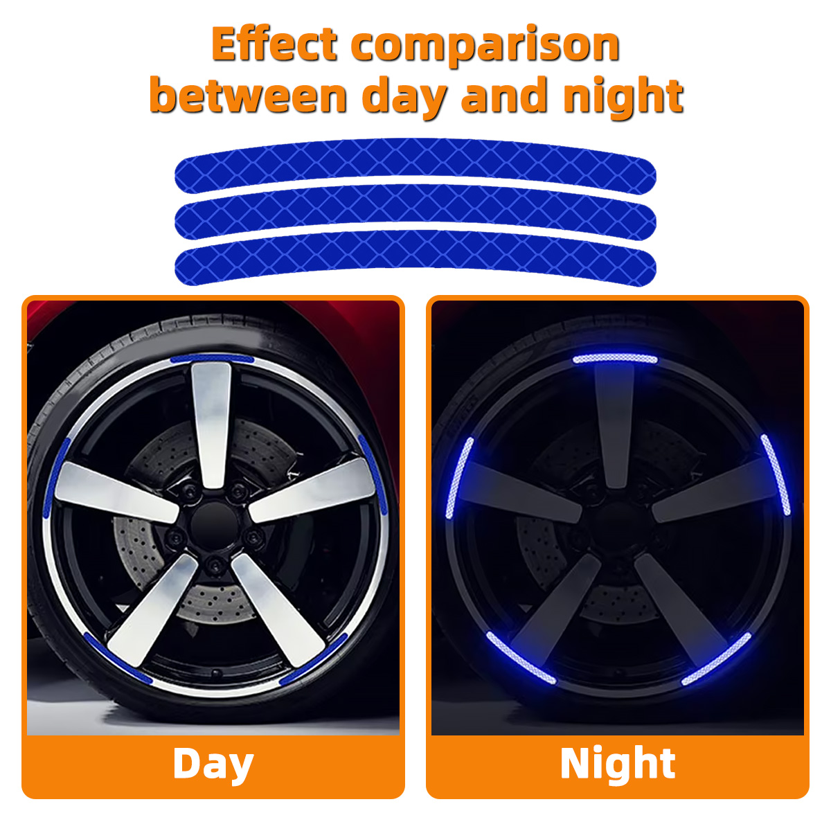 Yitong Car Wheel Hub Reflectiv - огляд і ціна Car Accessories For Night Driving