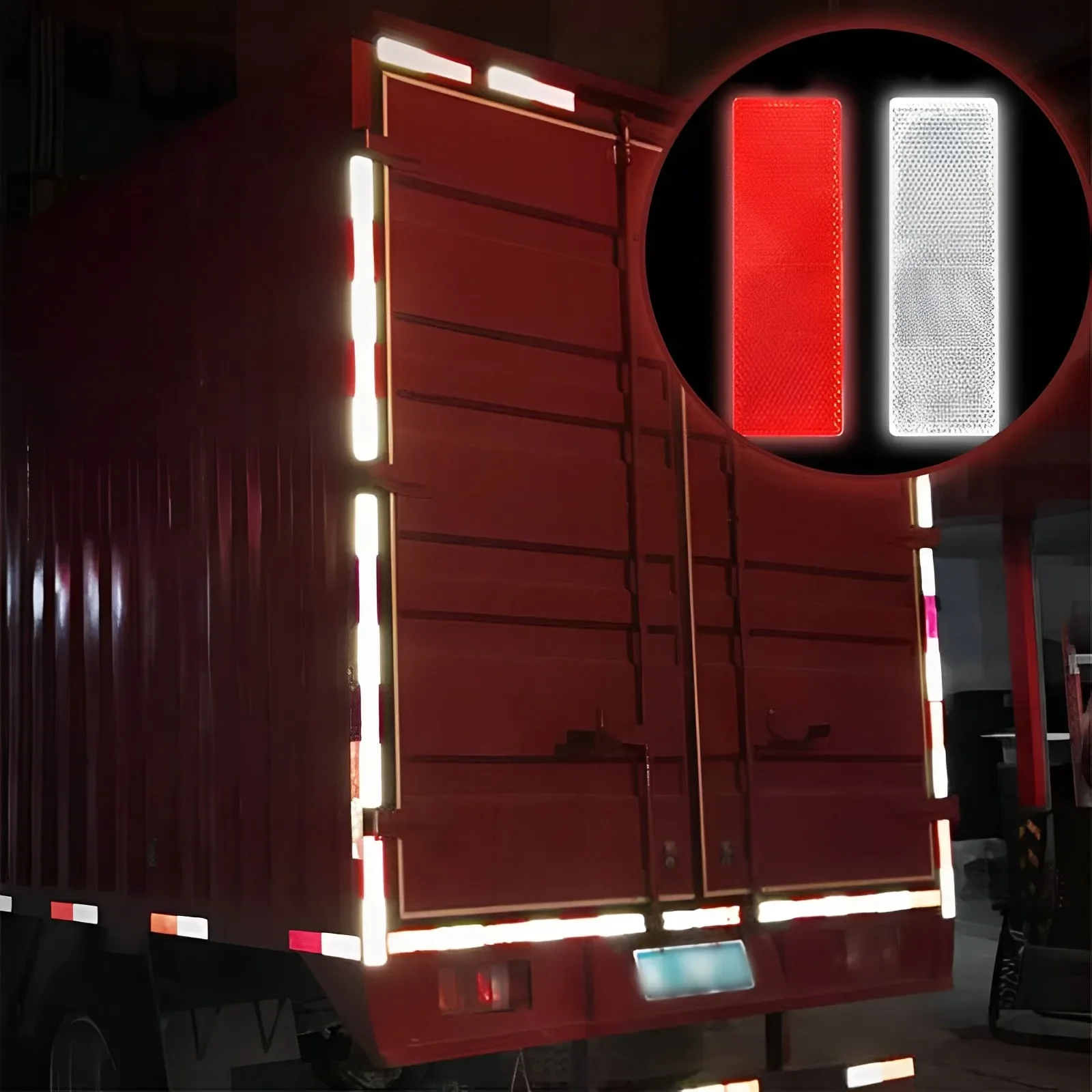 Rectangle Reflective Warning P - огляд і ціна Car Accessories For Night Driving