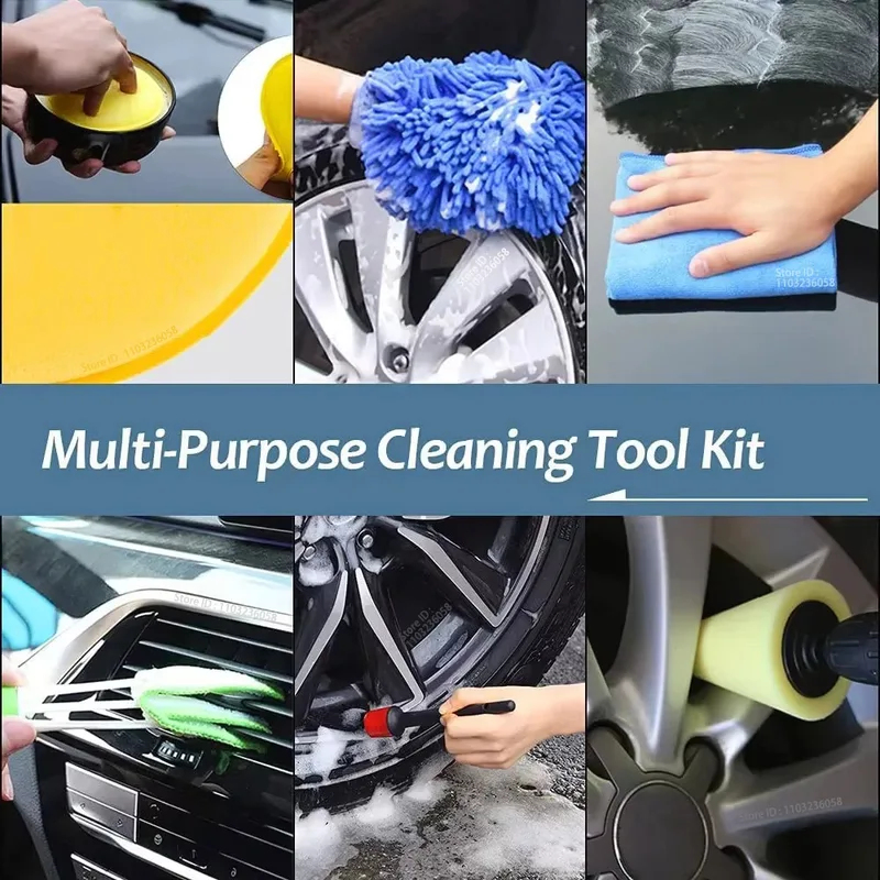 New Car Detailing Brushes Kit  - огляд і ціна Car Detailing Brush