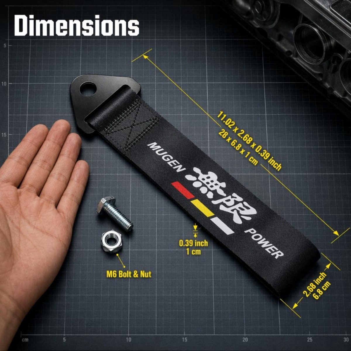 Car RACING Towing Rope JDM Dec - огляд і ціна Car Accessories Jdm