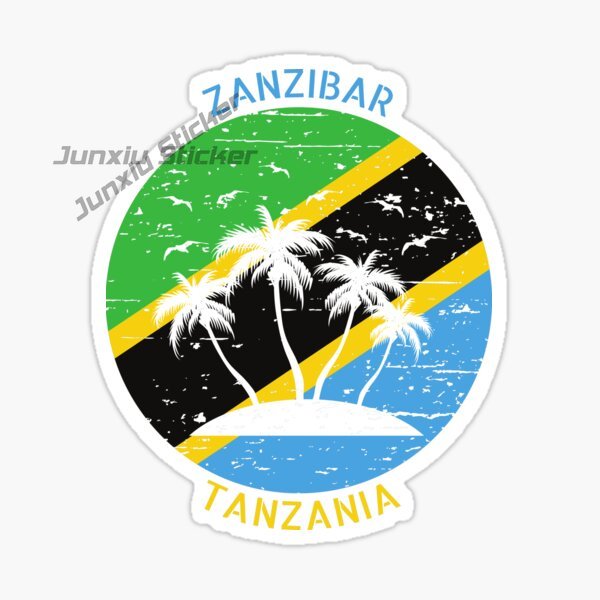TANZANIA ZANZIBAR Flag Nationa - огляд і ціна Car Accessories Zanzibar