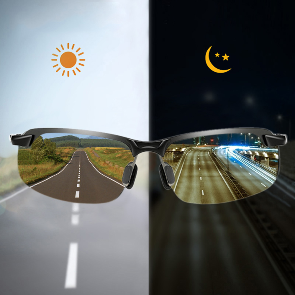 Photochromic Sunglasses Men Po - огляд і ціна Car Accessories For Night Driving