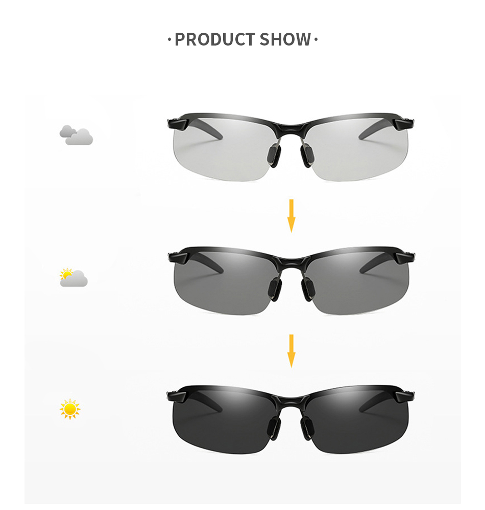 Photochromic Sunglasses Men Po - огляд і ціна Car Accessories For Night Driving