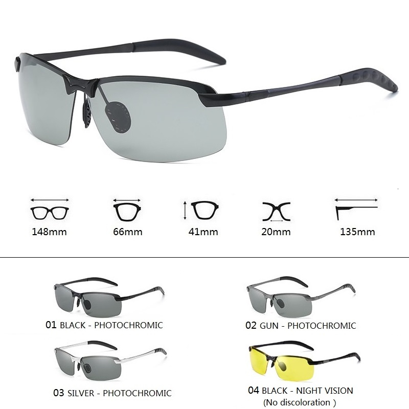 Photochromic Sunglasses Men Po - огляд і ціна Car Accessories For Night Driving